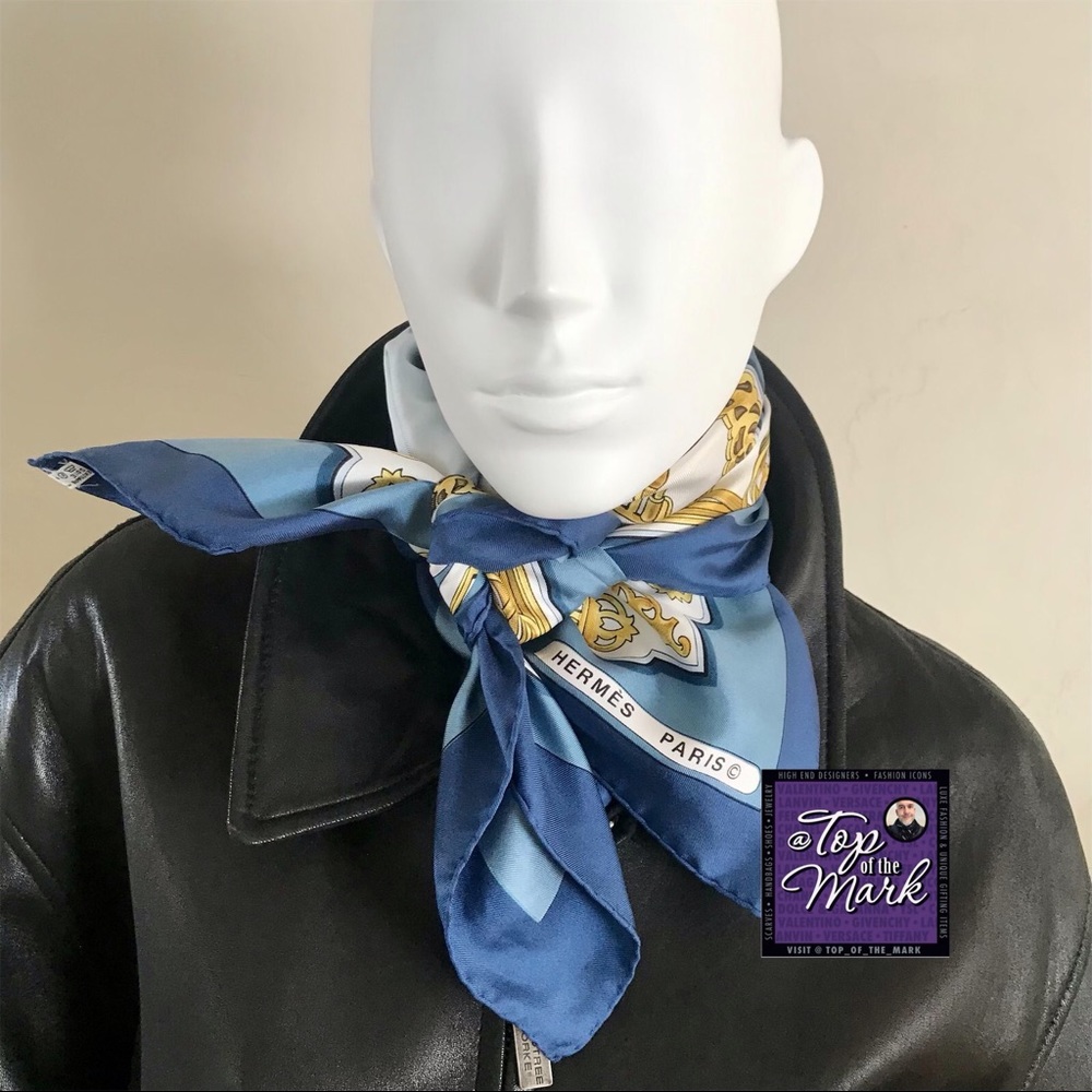 HERMÈS 90cm LES EPERONS EARLY ISSUE